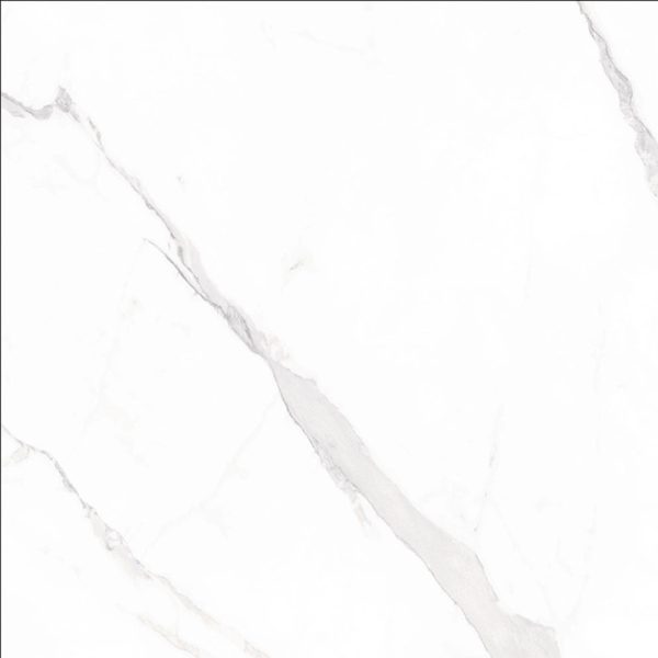 Carrelage Statuary Blanco 60x60cm Aspect marbre